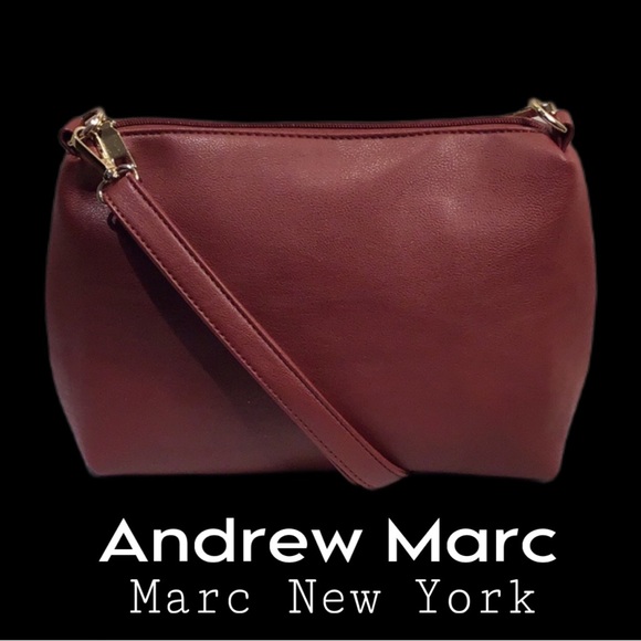 MARC New York Andrew Marc Leather‎ Crossbody, Oxblood